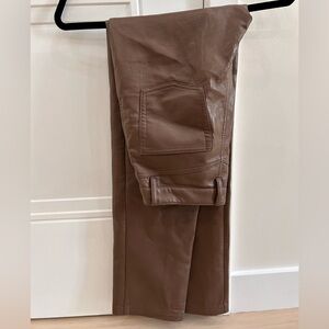 Aritzia Wilfred Melina Pant, Faux Leather